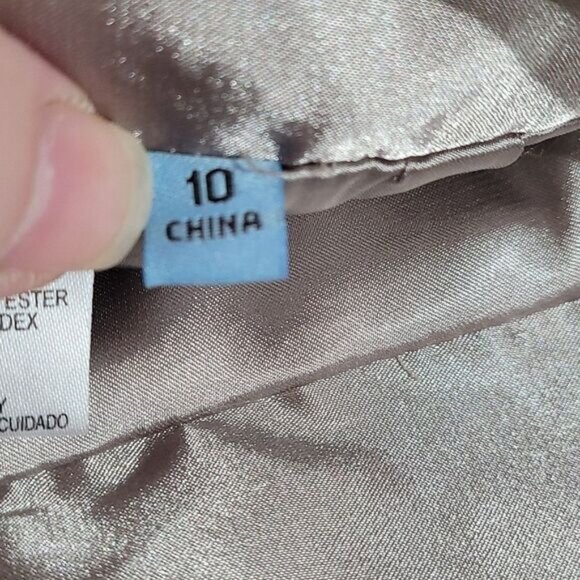 Antonio Melani Tan/brown Sequined Sparkly Tulle Skirt - Picture 6 of 6